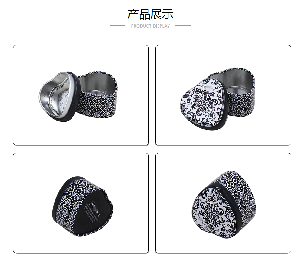 52x55x40心形小铁盒