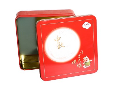 D215*215*65月饼食品包装,中秋月饼铁盒厂家,月饼铁盒批发定做